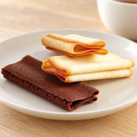 バター衣しゃ：雰囲気と断面