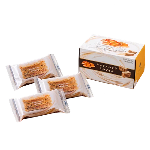 キャラメルラテミルフイユ：箱・パッケージ