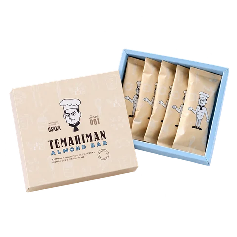 TEMAHIMANアーモンドバー：箱・パッケージ