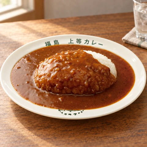 上等カレー コクの赤：雰囲気と断面