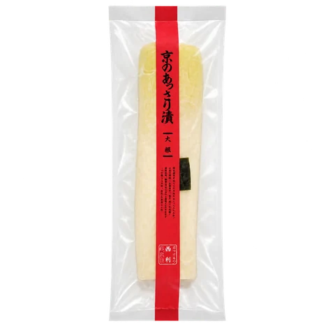 大根あっさり漬半割：箱・パッケージ