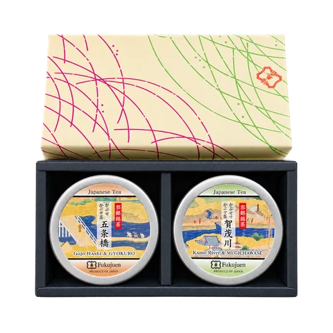M-100K 賀茂川・五条橋 缶：箱・パッケージ