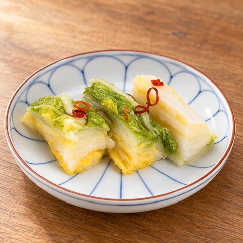 白菜昆布漬：楽しむ場面