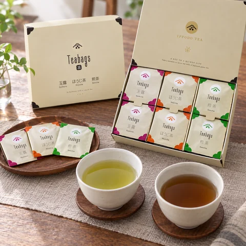 ティーバッグセット：お茶を楽しむ場面