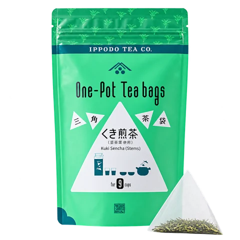 三角茶袋くき煎茶：包装