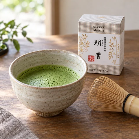 抹茶 明昔：お茶を楽しむ場面