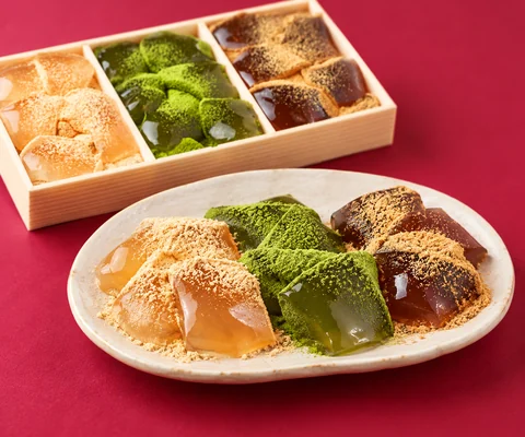 わらび餅三色詰め合せ：楽しむ場面