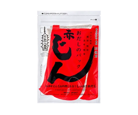 おだしのパックじん（赤）ミニ：包装
