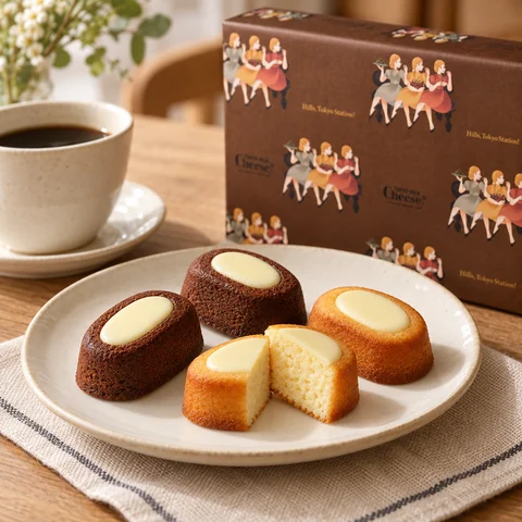 チーズケーキナウ アソート：雰囲気と断面
