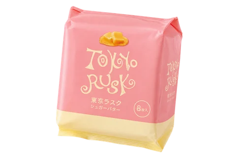 東京ラスク シュガーバター：箱・パッケージ