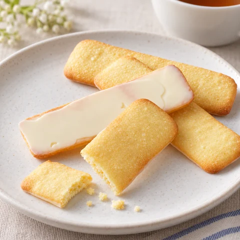 バトンクッキー［フロマージュ］：雰囲気と断面