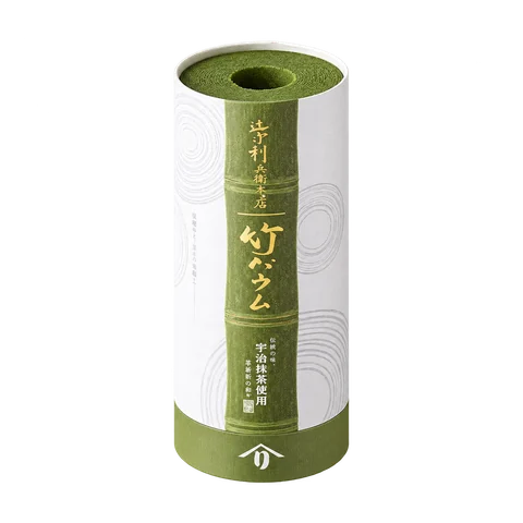 京抹茶 竹バウム：箱・パッケージ