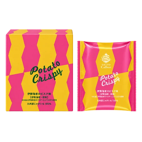 Potato Crispy 伊勢海老のビスク味：箱・パッケージ