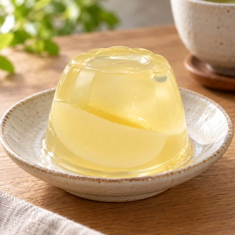 果実まるごとゼリー：雰囲気と断面