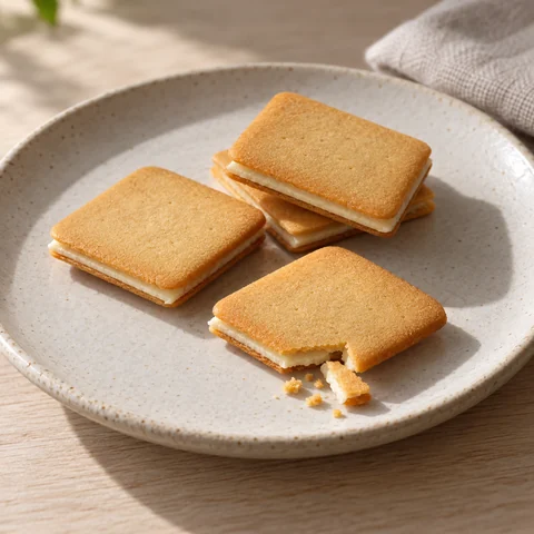 クラシックチーズサンド カラメル＆ゴルゴンゾーラ：雰囲気と断面