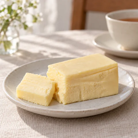 チーズテリーヌ ゴーダ＆クリームチーズ：雰囲気と断面