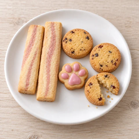 世界のネコ クッキーアソート イタリアのネコ：雰囲気と断面