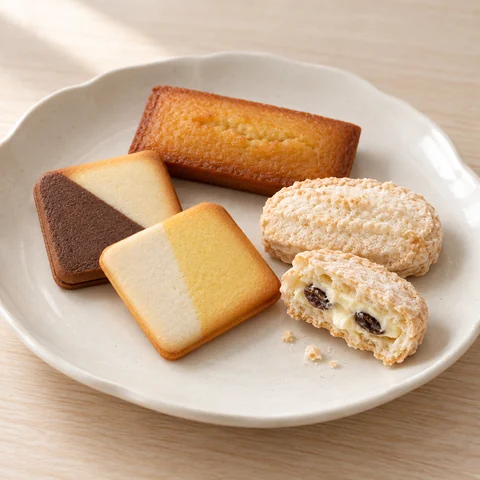 クッキーアソート：雰囲気と断面