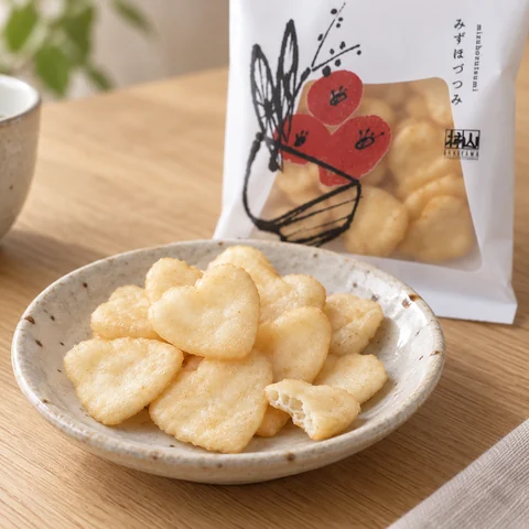 みずほづつみ プチハートえびしお：雰囲気と断面