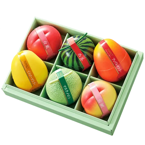 果実ピュアゼリー詰合せ：箱・パッケージ
