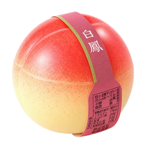 果実ピュアゼリー 白鳳：箱・パッケージ